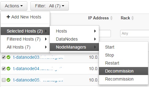 decomission nodemanager