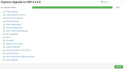 Express upgrade report