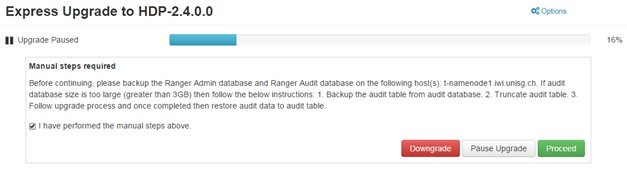 Ranger Admin warning