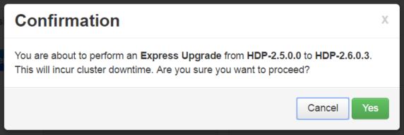 confirmation express upgrade