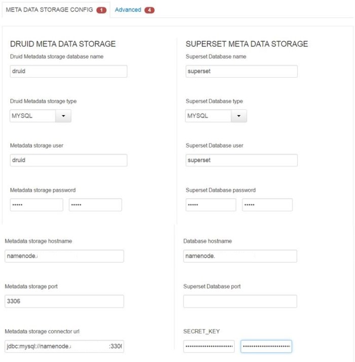 installation settings